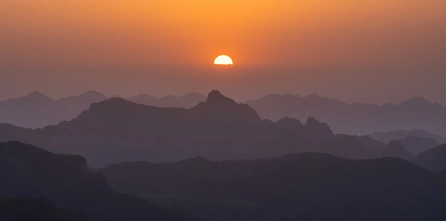 Sunrise from Lingshan